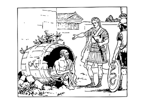 Diogenes and Alexander