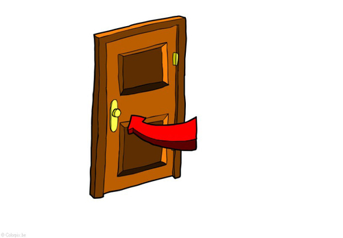 Door closed - energy saving