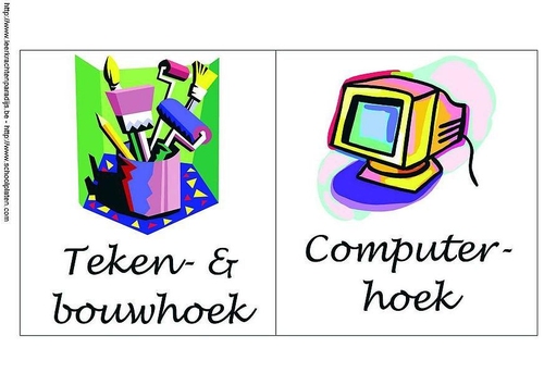 drawing corner and computer corner