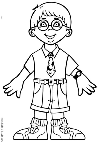 Coloring page Erik