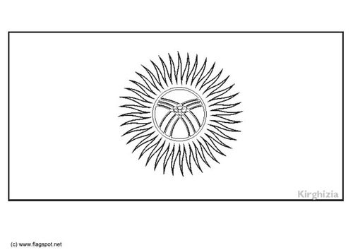 flag Kirgistan