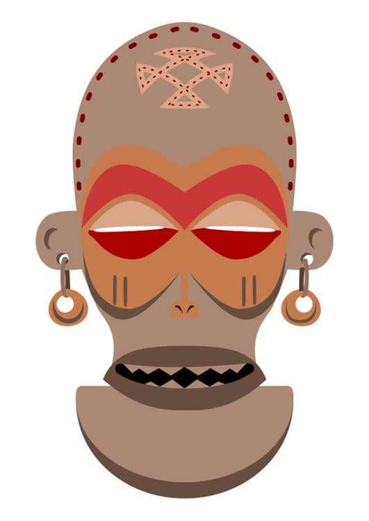 African mask - Zaire - Angola