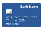bank card - front side