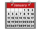 Images calendar - January