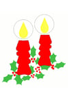 Images christmas candles