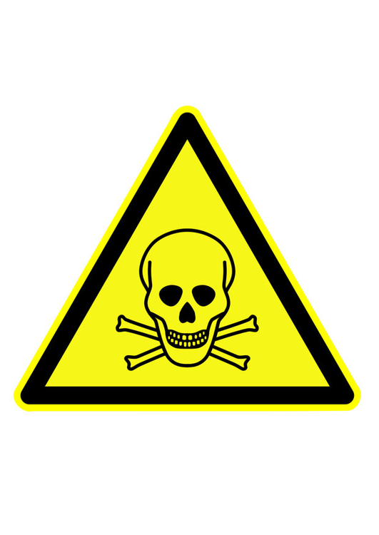 Image danger symbol - toxic substances
