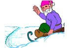 Images elf on sledge