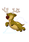 flying reindeer