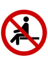 Images forbidden to sit