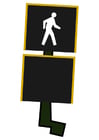 Images pedestrian crossing light - cross