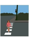 Images pedestrian crossing