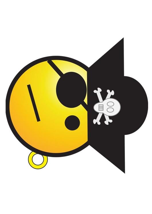 pirate smiley