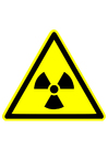Images radiation warning
