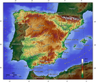 Spain surface shape