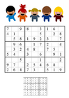 Images sudoku - children