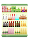 Images supermarket - drinks isle