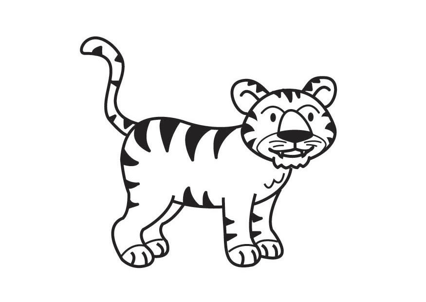 tiger Coloring page tiger