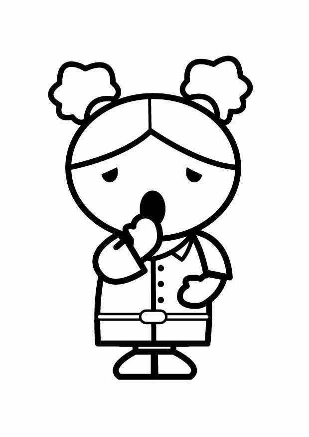 tired Coloring page tired