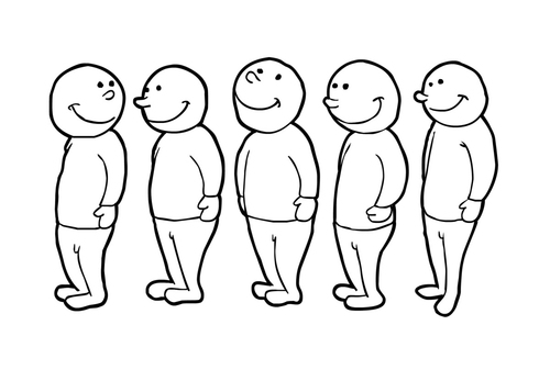 In the queue