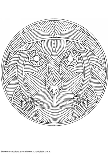 lion mandala