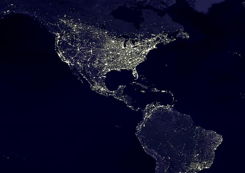 night image Earth, Area 3