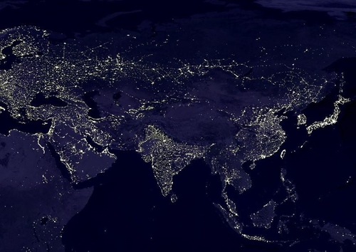 night image Earth, Area 5