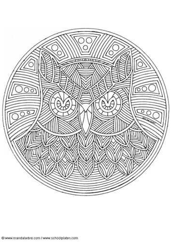 owl mandala