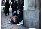 Photos beggar in Milan