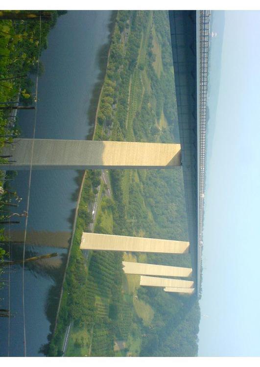 bridge over Moezel river, Germany