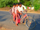 Photos children on bicycle