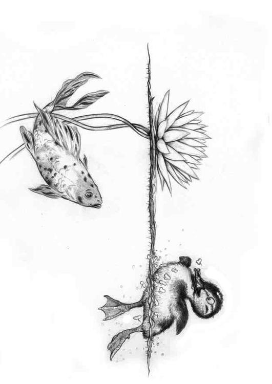 duck and fish