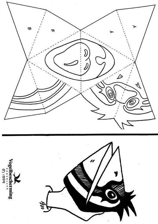 handmask bird without text