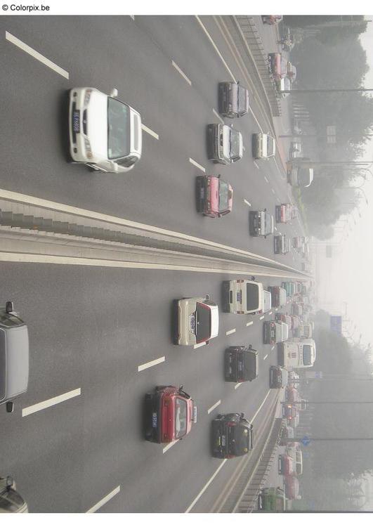 highway smog, Peking