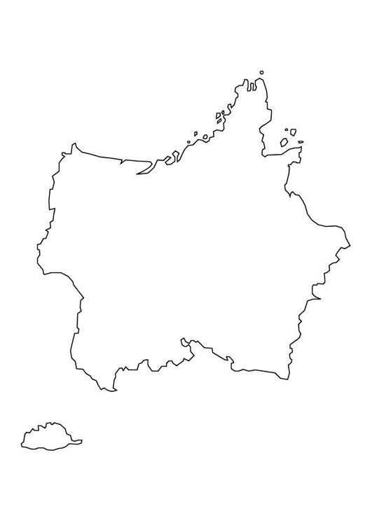 map of France