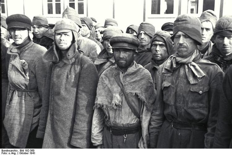 Photo Mauthausen concentration camp - Russian Prisoners of War (2)