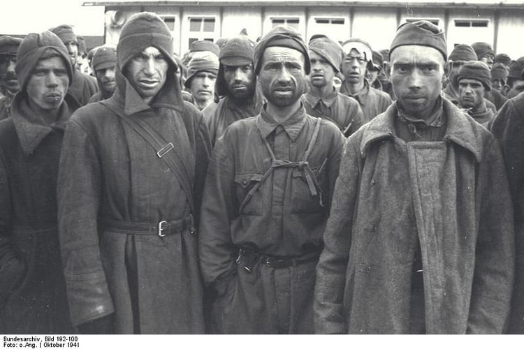 Photo Mauthausen concentration camp - Russian Prisoners of War