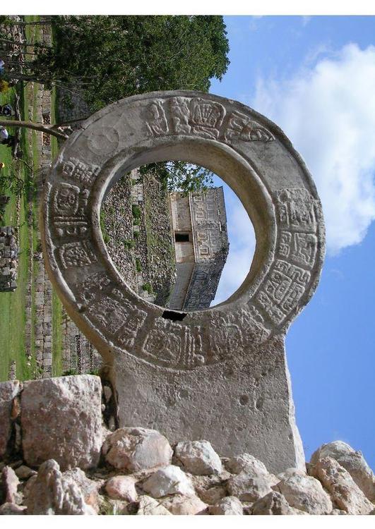 Mayan ball game field