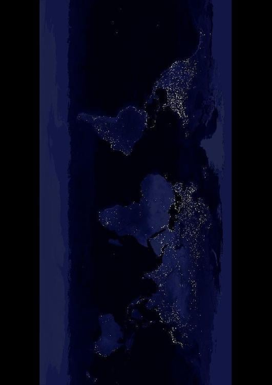 night image Earth