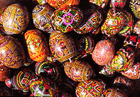 Photos painted Easter eggs