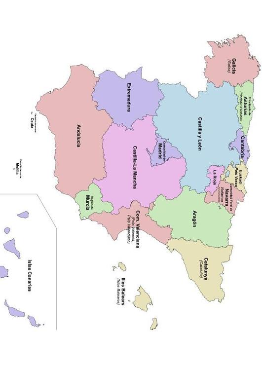 regions of Spain