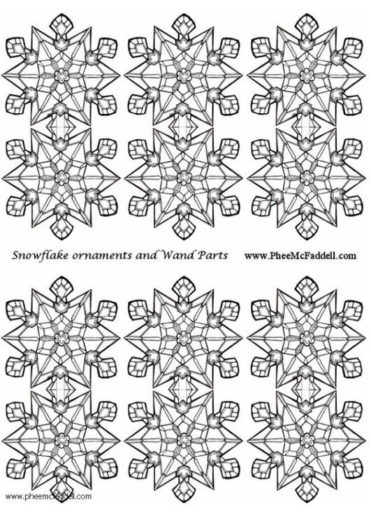 snowflake decoration small