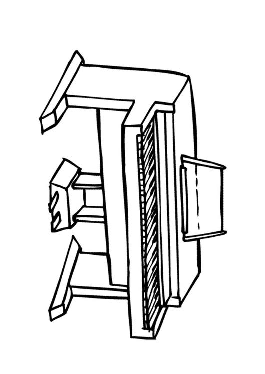 upright piano