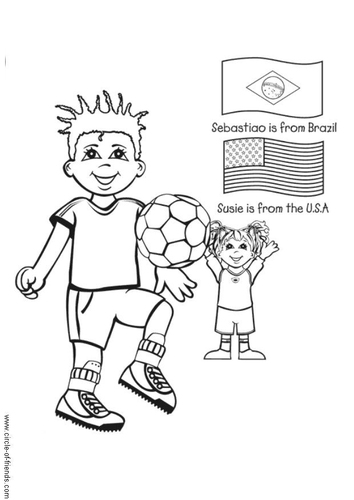 playing football