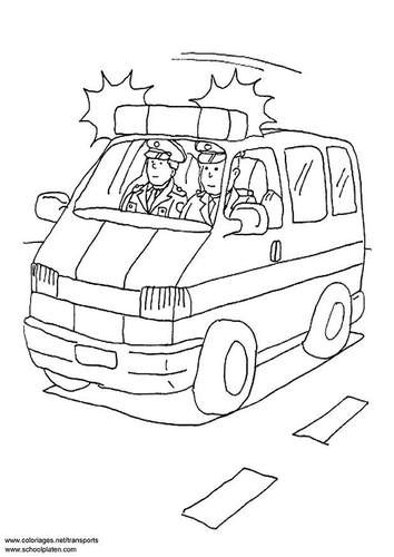 police car