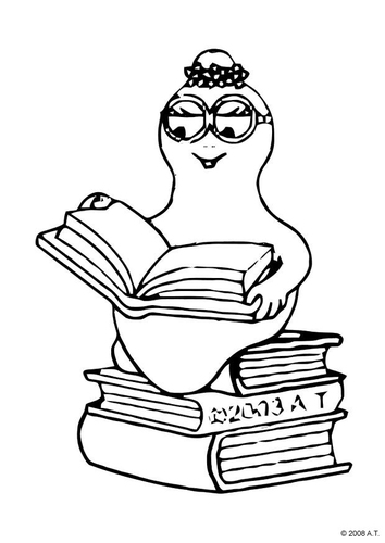 coloring pages children reading. Coloring page reading