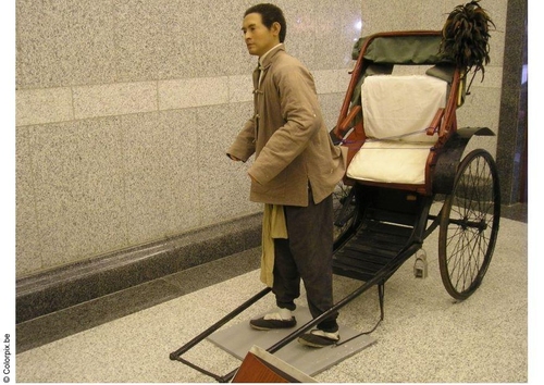 reinactment of riksha