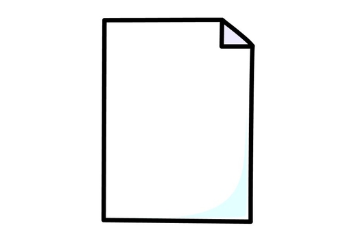 sheet of paper