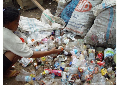 slums in Jakarta, Indonesia