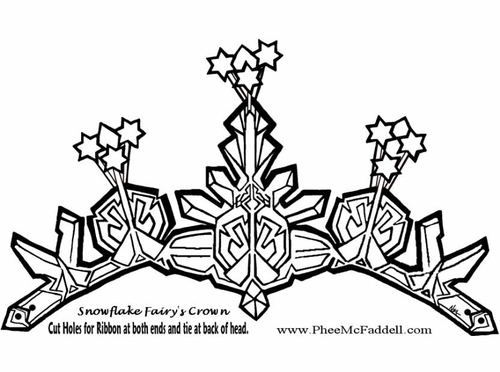 snowflake fairy's crown
