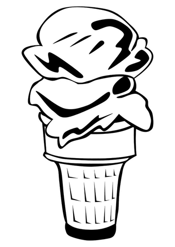 soft ice cream cone
